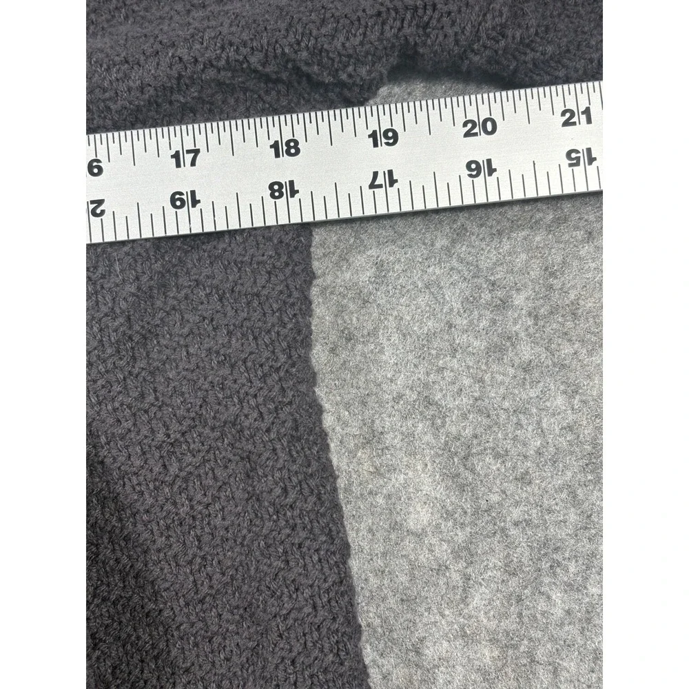 Belldini‎ Women's Textured Knit Cardigan Gray Long Sleeve Open Front